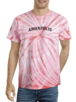 Annapolis Tie Dye Tee by SmartPrintsInk - 100% Cotton, Vibrant & Comfortable - Image 4