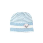 Blue Lamb Hat - Adorable & Cozy Lamb-Inspired Baby Hat, 100% Cotton, Handmade in Armenia