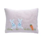 Adorable Handmade Baby Bunny Mini Pillow, Pink - Perfect Gift & Decor