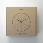Delta Clock Oak - Sundial-Inspired Wall Clock | Silent Operation & Sophisticated Design - Image 10