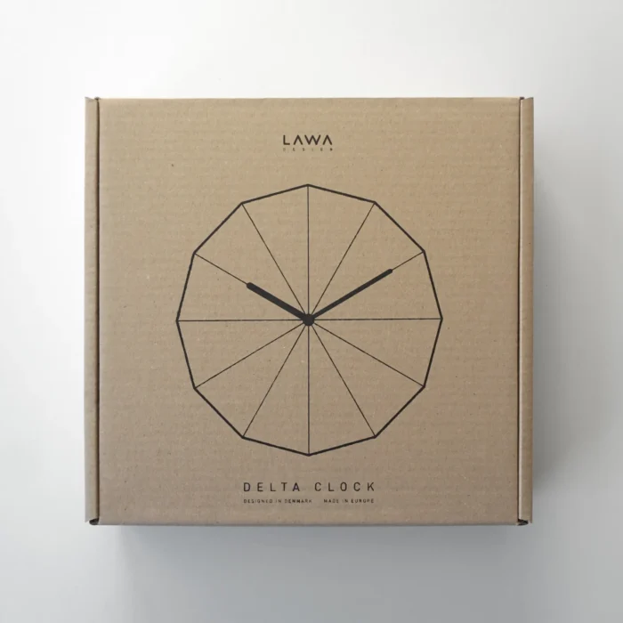 Delta Clock Oak - Sundial-Inspired Wall Clock | Silent Operation & Sophisticated Design - Image 10