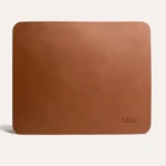 Premium Leather Mouse Pad - High-Quality Cowhide with Non-Slip Suede Backing