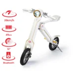 The Cruzaa PRO Electric Scooter - 45km Range, 35km/h Top Speed, Bluetooth & Speakers, USB Charging - Racing White