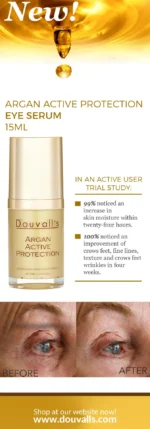 Argan Active Protection Eye Serum 15ml | Revitalising & Hydrating Eye Care for Youthful Eyes - Image 4