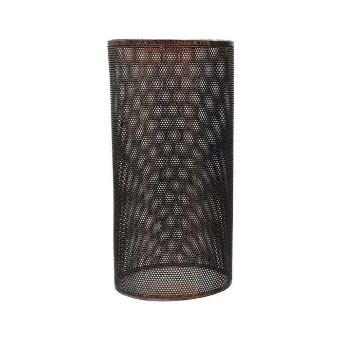 Rustic Red Lampshade Set - 4 Type Shade, Easy Fit Metal Cage Lamp Shade - Image 3