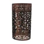 Rustic Red Lampshade Set - 4 Type Shade, Easy Fit Metal Cage Lamp Shade - Image 4