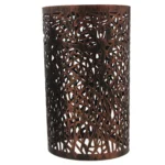 Rustic Red Lampshade Set - 4 Type Shade, Easy Fit Metal Cage Lamp Shade - Image 5