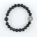 Shungite JOURNEY #1 Wrist Mala - Amplify Your Energy & Find Protection | Handcrafted Healing Bracelet