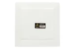Elegant White Porcelain Dinner Plate 10" x 10" | 25 cm x 25 cm - Premium Tableware by WILMAX - Image 7