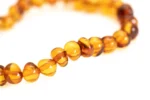 Elegant Cognac Amber Nugget Bead Bracelet - Organic Cut & Polished Finish | Timeless Amber Jewelry - Image 4