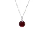 ESSENTIALS Mini Cherry Amber Pendant - Dainty, Minimalist Necklace for Everyday Wear