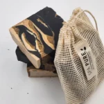 Coffee Shop Goat Milk Soap with Natural Cotton Bag - Hydrating, Exfoliating & Eco-Friendly