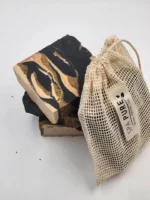 Coffee Shop Goat Milk Soap with Natural Cotton Bag - Hydrating, Exfoliating & Eco-Friendly