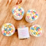 Sparkling Rainbow Soy Candle - Sweet Vanilla Scent, Hand-Poured, Vegan & Non-Toxic | 11oz