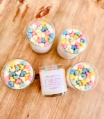 Sparkling Rainbow Soy Candle - Sweet Vanilla Scent, Hand-Poured, Vegan & Non-Toxic | 11oz