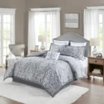 Madison Park Essentials Patrick Reversible 8 Piece Comforter Set - Hypoallergenic, Anti-Microbial, OEKO-TEX Certified - Image 13
