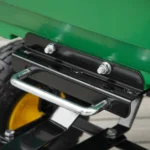 Outsunny 75 Litre Large Garden Cart - Heavy Duty 4 Wheel Tipping Wheelbarrow - Green - Image 8