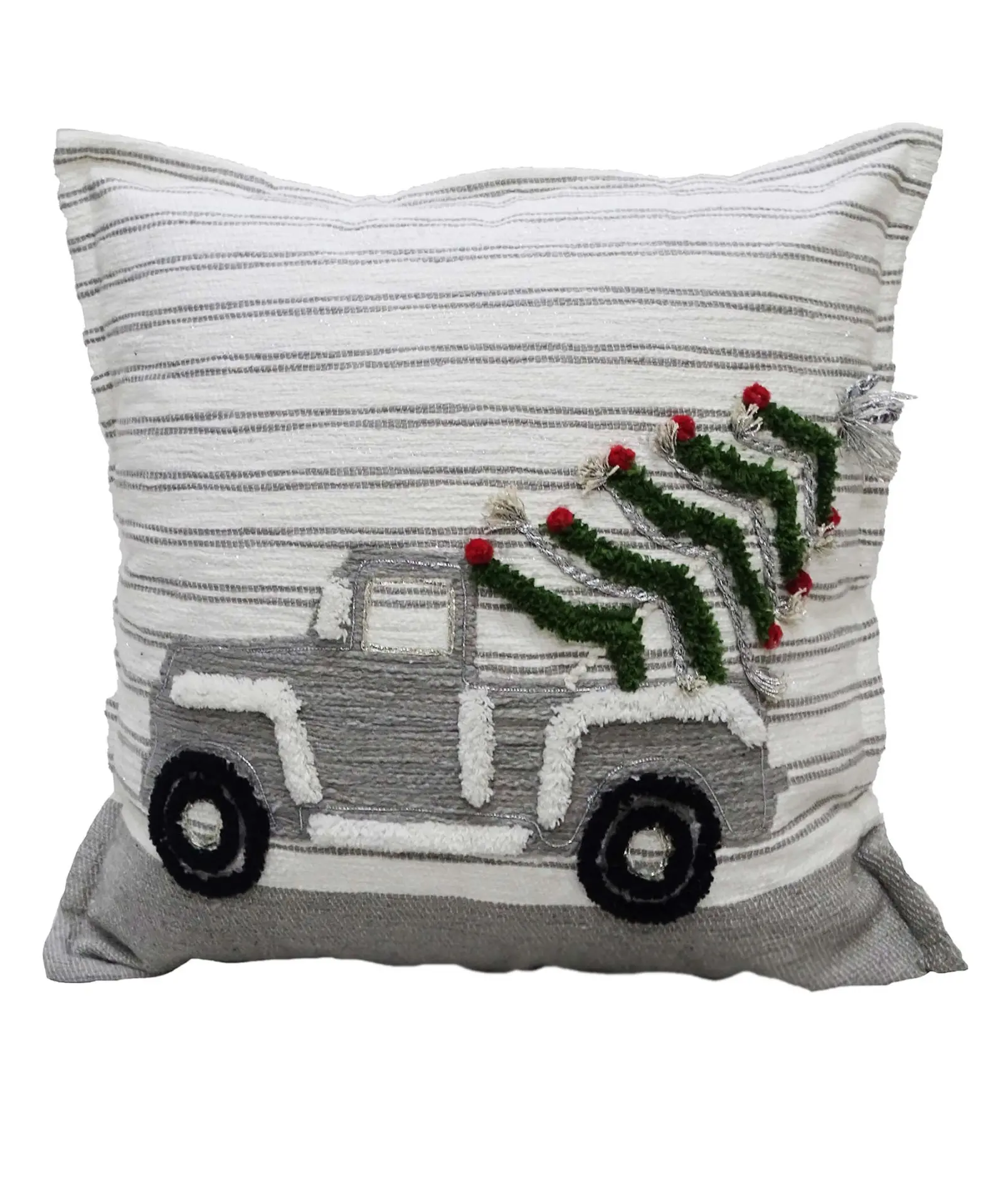 14850704_large.webp Vibhsa Christmas Decorative Throw Pillow 20"x20" - Elegant Holiday Home Decor Accent - Image 1