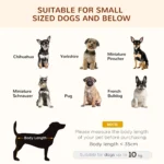 PawHut Elevated Waterproof Dog Bed with Mesh & UV Protection Canopy, Grey - Perfect for Small Dogs - Image 4