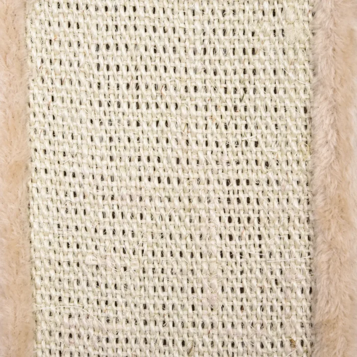 PawHut 3 Level Cat Tree for Indoor Cats - Activity Centre with Sisal Scratching Posts, Perch, Condo, and Ladder - Beige - Image 9