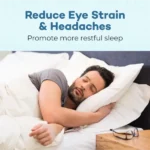 Harrison Blue Light Blocking Glasses - Everyday Lens, Crystal Frame - Reduce Digital Eye Strain & Improve Sleep - Image 5