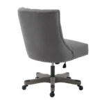 Della Office Chair, Light Gray - Stylish, Comfortable & Adjustable | Perfect Workspace Upgrade - Image 2