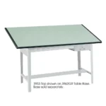 Precision Drafting Table Top, 72 x 37 1/2" - Durable Green Tint Surface for Architects & Designers