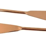 Elegant Butter Spreaders Set of 2 with Copper Finish - Ideal for Cheese, Butter & Entertaining
