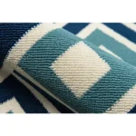 Baja Area Rug, Blue, 5'3" X 7'6" - Indoor/Outdoor All-Weather Rug | Elegant and Durable - Image 4