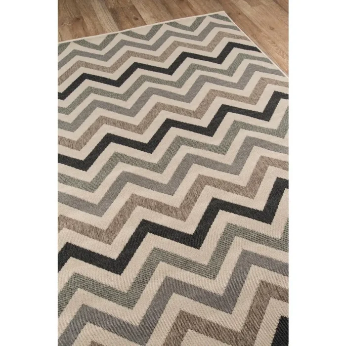 Baja Area Rug, Sage, 6'7" X 9'6" - Indoor/Outdoor All-Weather Rug | Add Elegant Style To Your Outdoor Living Space - Image 2