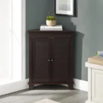 Lydia Corner Cabinet Espresso - Space-Saving and Functional Furniture for Your Home - Image 3
