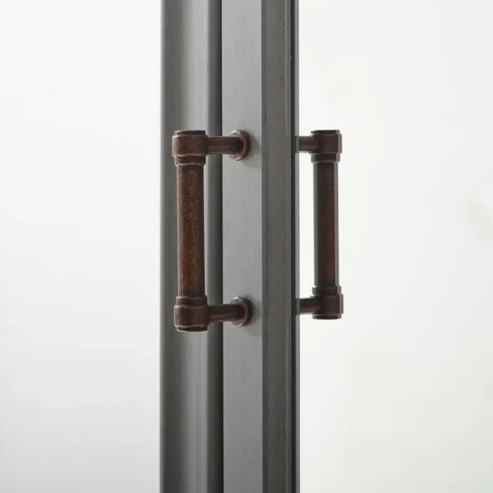 Tara Mirrored Wall Cabinet Gray - Modern Farmhouse Bathroom Storage - Image 5