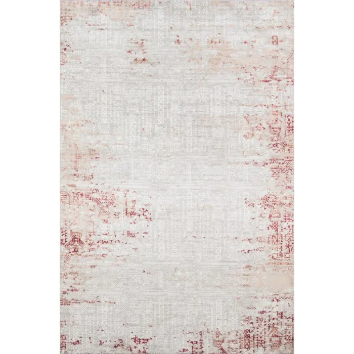 Elegant and Durable Traditional Rectangle Area Rug, Red, 5'1" X 7'7" | Timeless Design for Any Room - Image 1