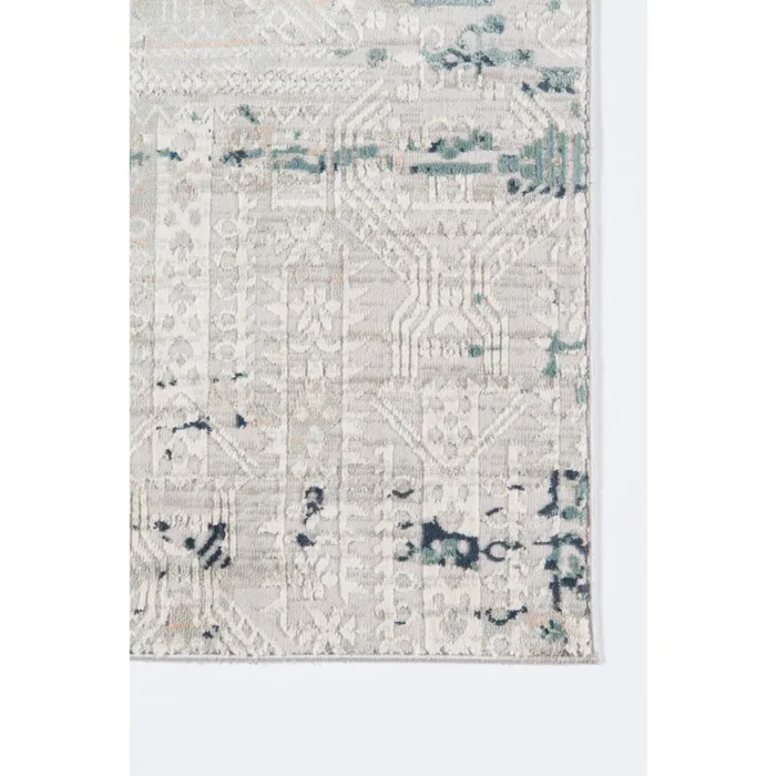 Elegant and Durable Traditional Rectangle Area Rug, Silver, 8'11" X 12'6" - Perfect for Any Room - Image 3