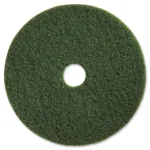 Genuine Joe 17" Heavy-Duty Scrubbing Floor Pad - 5 Pack | Durable & Efficient Dirt Remover for 175-350 RPM Speeds - Image 2