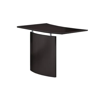 Medina Series Right Hand Bridge - Mocha Finish | Italian-Inspired Design & Durable Laminate