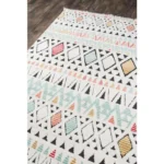 Contemporary Rectangle Area Rug, Multi, 9'10" X 12'10" - High-Quality Southwestern Style Rug - Image 2