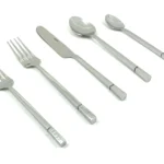 Modern Design 20-Piece Stainless Steel Silver Flatware Set - Elegant & Durable Cutlery