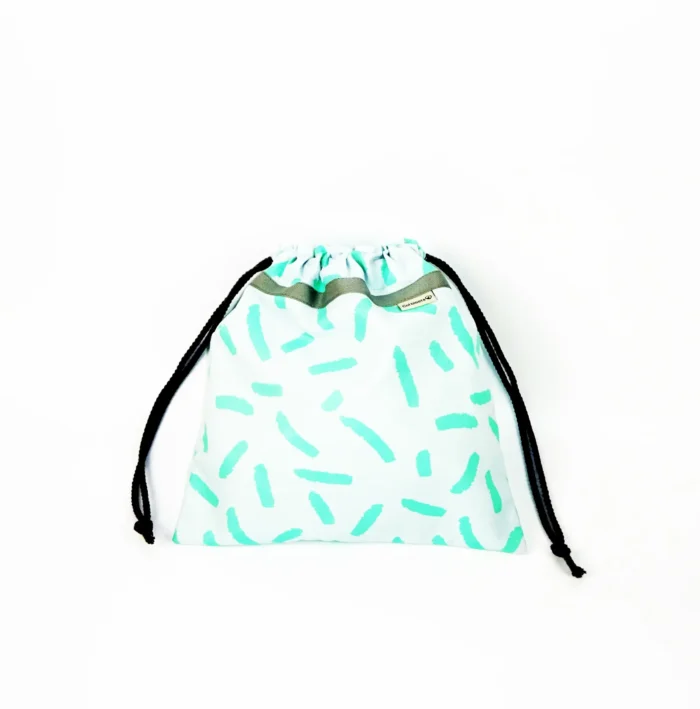 KINDERGARTEN BAG MACARON - Organic Cotton, Easy Fastening, Perfect for Snacks & Lunch - Image 2