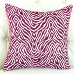 Oasis Waves Purple and Beige Luxury Throw Pillow - Perfect Blend of Style and Comfort - Image 4