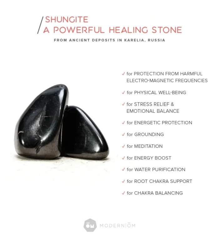 Shungite Massage Wand - Ultimate Natural Healing Tool for Balance & Relaxation - Image 1