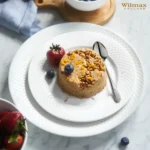Elegant White Dinner Plate with Embossed Wide Rim | 10" Inch Fine Porcelain Plate by Wilmax Perfect for Special Occasions - Image 17