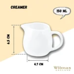 High-Quality White Porcelain Creamer Set - 5 Oz (150 ml) | Elegant & Durable - Image 7