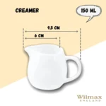 High-Quality White Porcelain Creamer Set - 5 Oz (150 ml) | Elegant & Durable - Image 8
