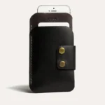 Stylish and Functional iPhone Sleeve Wallet - Premium Cowhide Leather | Protect Your iPhone and Stay Organized