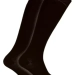 2 Pairs Ladies Patterned Knee High Bamboo Socks - Soft, Breathable & Moisture-Wicking