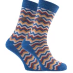 2 Pairs of 1920 Patterned Crew Socks for Men - Stylish, Comfortable & Vintage