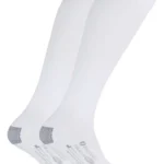 2 Pack Anti Embolism Stockings Below Knee - Graduated Compression, Blood Clot Prevention, Machine Washable
