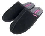 Ladies Fleece Lined Suede Mules Slippers - Cozy Indoor Footwear by Dunlop | Ultimate Comfort & Style - Image 3