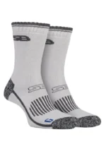 2 Pairs of Ladies Durable Cotton Hiking Socks with Arch Support & Reinforced Cushioned Heel for Outdoor Adventures - Image 2
